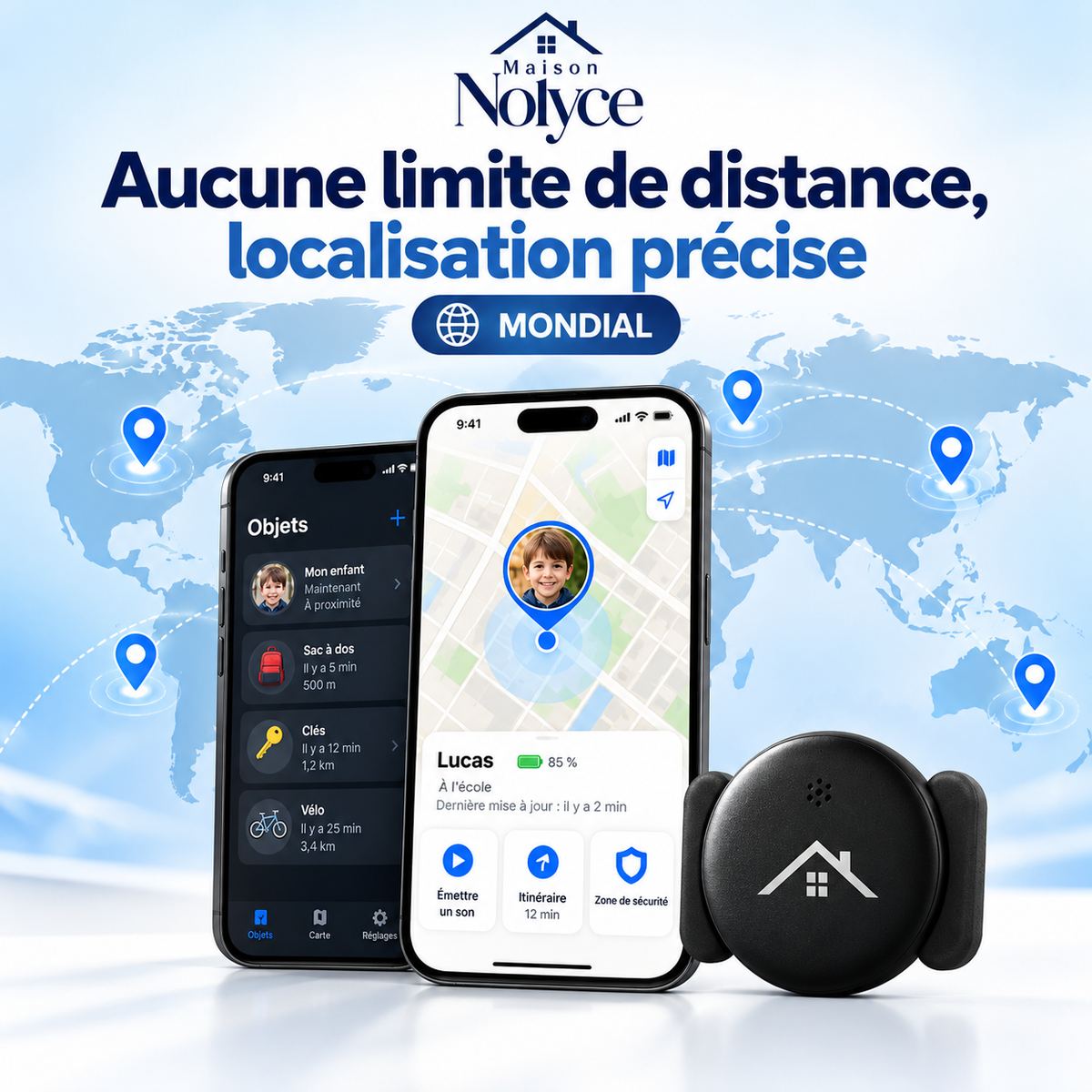 Mini Traceur GPS Sans Abonnement pour Voiture & Objets | Cervora