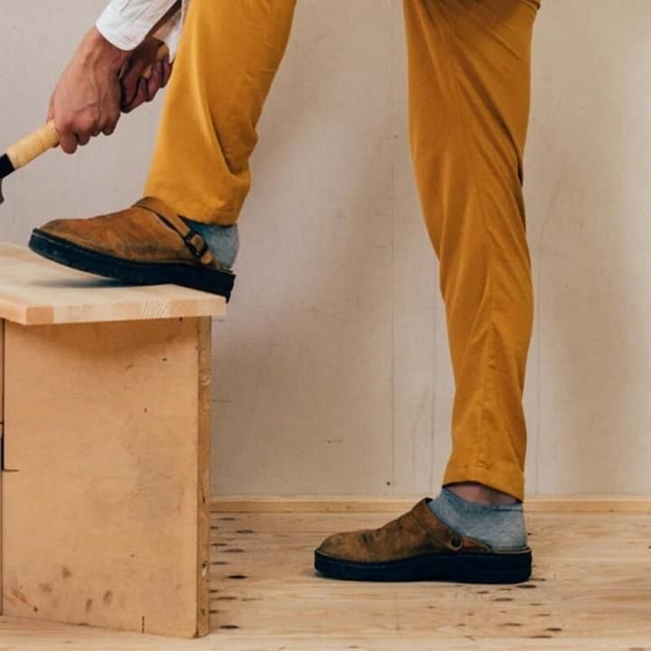 Sandsberg | Herren-Lederclogs | Bequemer Slip-On mit Komfortsohle