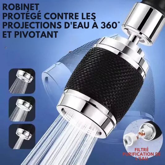 Cervora – Raccord de Robinet Pivotant 360° Anti-Éclaboussures
