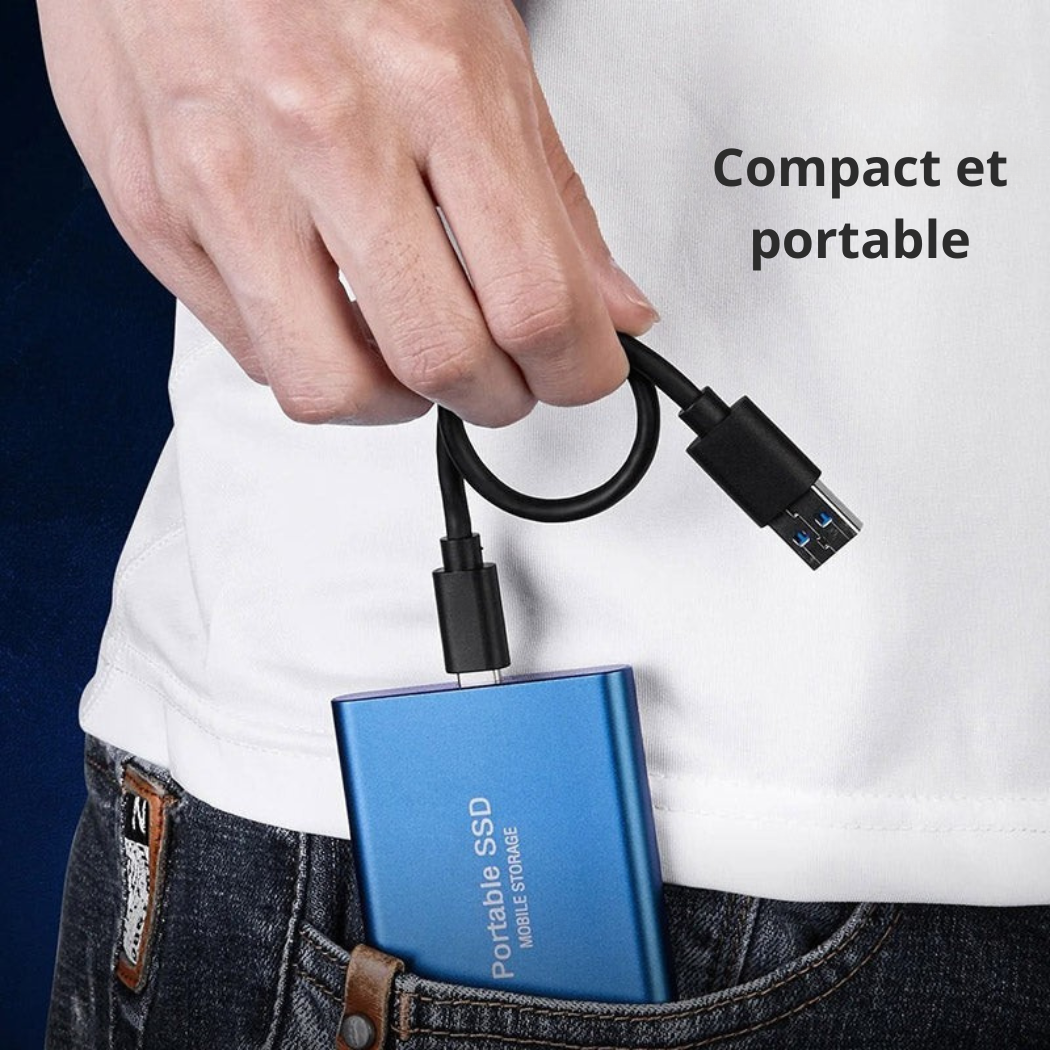 SSD Externe USB-C 1 To / 4 To – Stockage Portable | Cervora