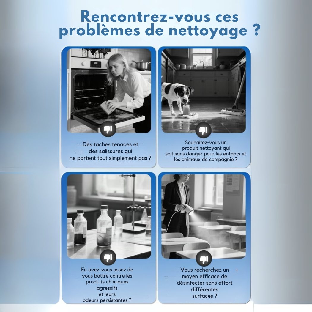 Nettoyeur Vapeur Multi-Surfaces avec Accessoires | Cervora