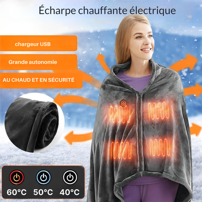 Couverture Chauffante Électrique – Température Réglable | Cervora