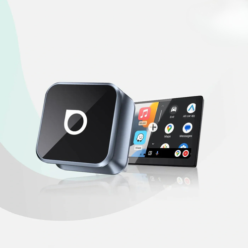 Cervora Mini Cube 3.0 – Adaptateur CarPlay & Android Auto Sans Fil