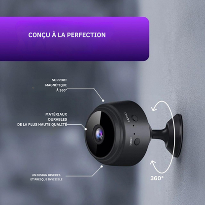 Mini Caméra de Surveillance Wi-Fi avec Vision Nocturne | Cervora