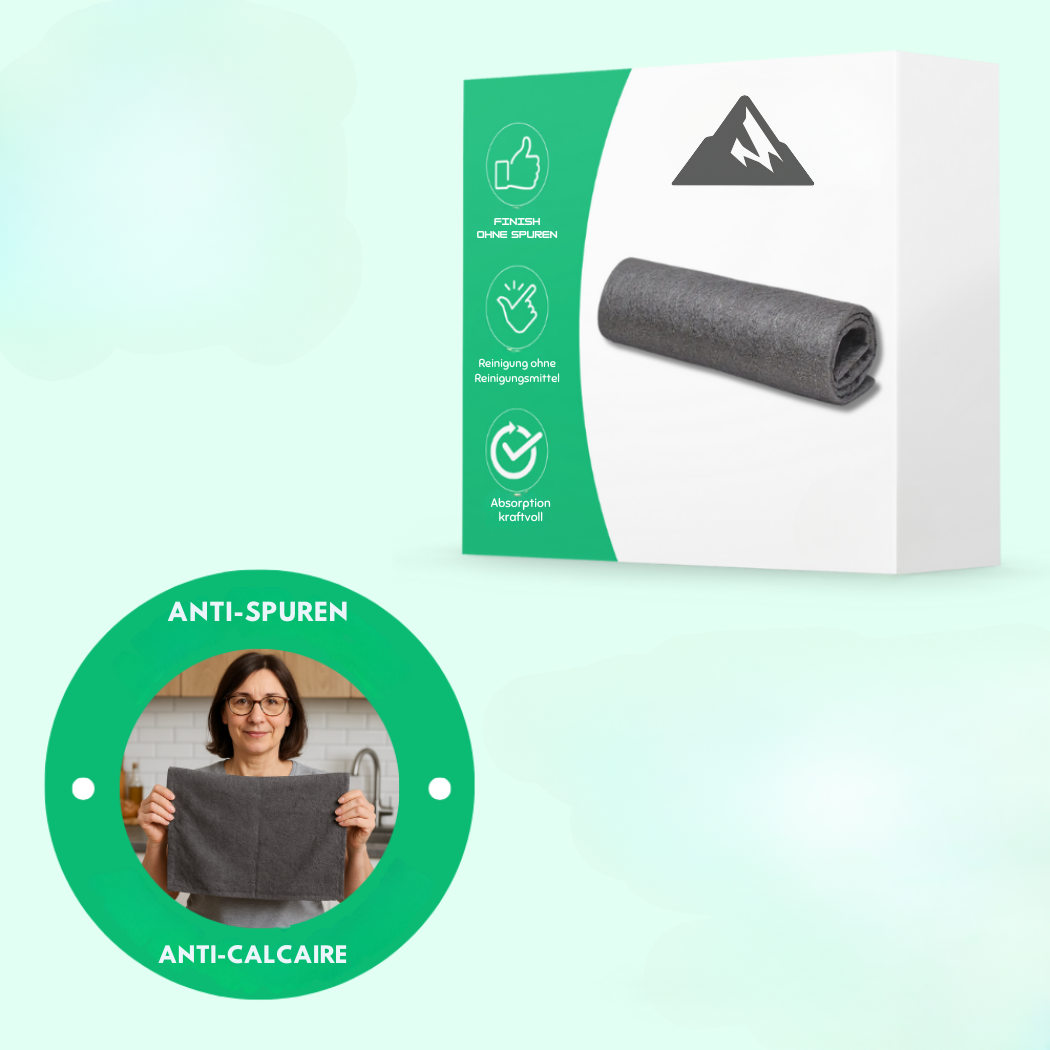 Chiffon Microfibre Sans Traces – Ultra-Absorbant & Lavable | Cervora