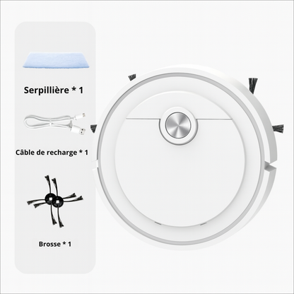 Robot Aspirateur 2-en-1 avec Fonction Lavage | Cervora