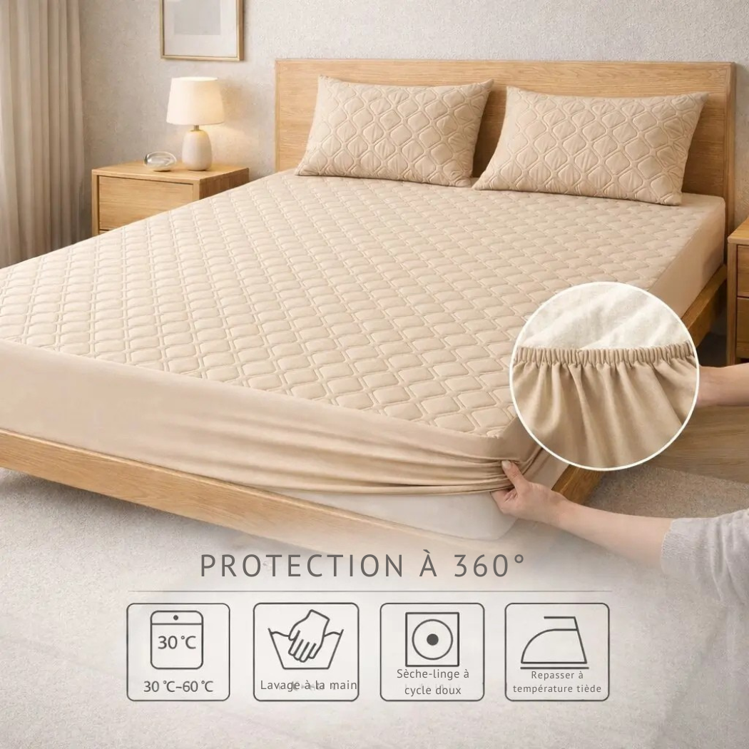 Cervora – Protège-Matelas Imperméable & Respirant