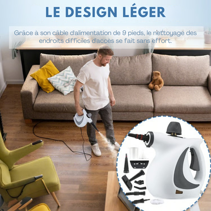 Nettoyeur Vapeur Multi-Surfaces avec Accessoires | Cervora