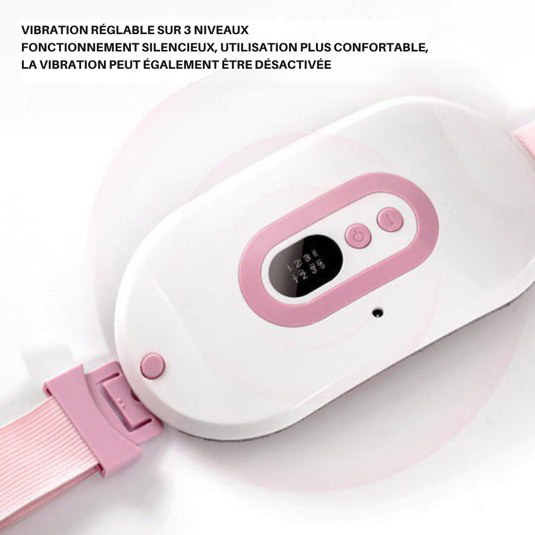 Ceinture Chauffante Menstruelle avec Massage – 3 Niveaux | Cervora