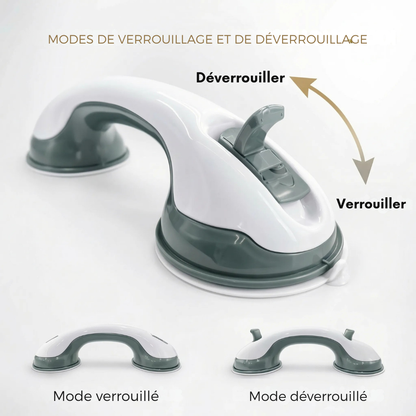 Cervora – Barre d’Appui à Ventouses Sans Perçage 35 cm