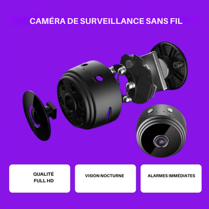 Mini Caméra de Surveillance Wi-Fi avec Vision Nocturne | Cervora