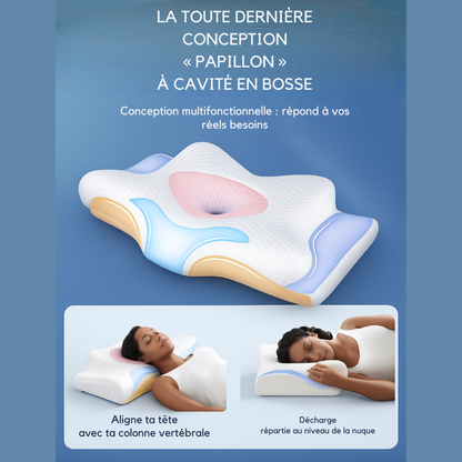 Oreiller Cervical Ergonomique à Mémoire de Forme | Cervora