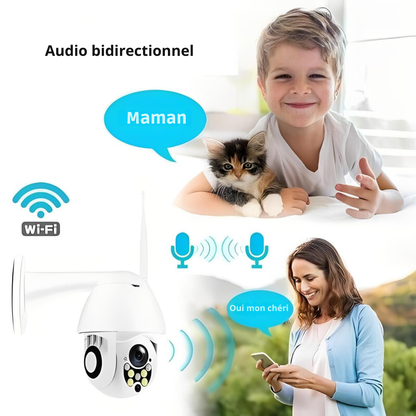 Caméra de Surveillance Wi-Fi Extérieure 1080P IP66 | Cervora