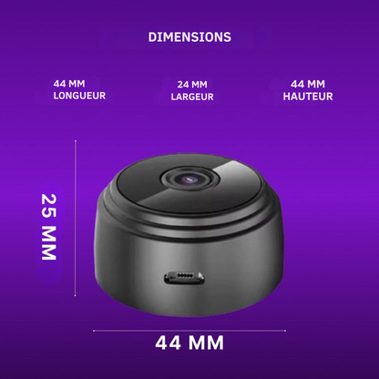 Mini Caméra de Surveillance Wi-Fi avec Vision Nocturne | Cervora