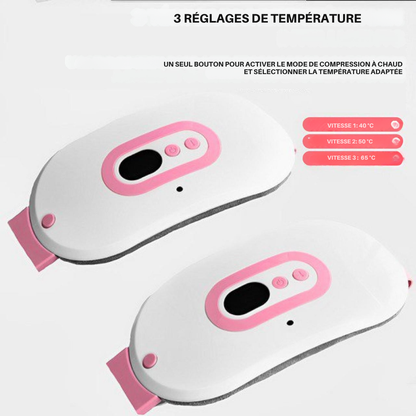 Ceinture Chauffante Menstruelle avec Massage – 3 Niveaux | Cervora