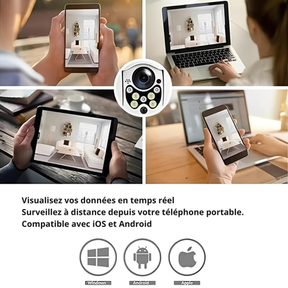 Caméra de Surveillance Wi-Fi Extérieure 1080P IP66 | Cervora