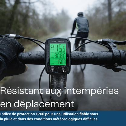 Compteur Vélo Digital 19 Fonctions IPX6 | Cervora