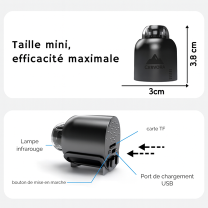 Mini Caméra WiFi 1080p avec Carte 32 Go | Cervora