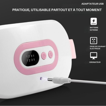 Ceinture Chauffante Menstruelle avec Massage – 3 Niveaux | Cervora