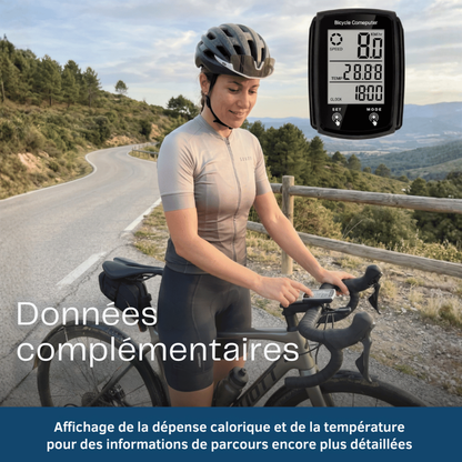 Compteur Vélo Digital 19 Fonctions IPX6 | Cervora