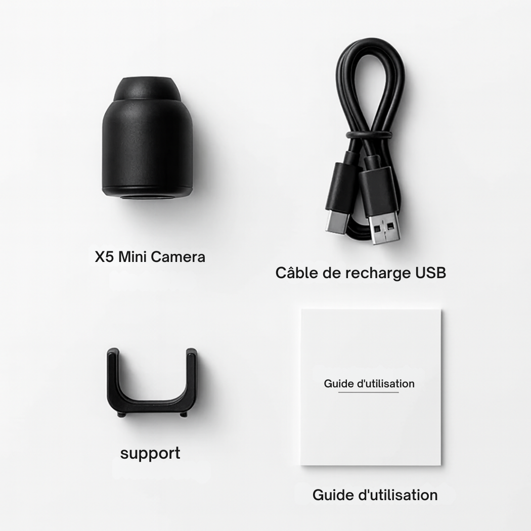 Mini Caméra WiFi 1080p avec Carte 32 Go | Cervora