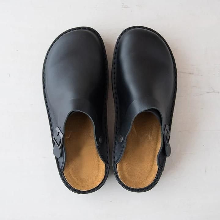 Sandsberg | Herren-Lederclogs | Bequemer Slip-On mit Komfortsohle