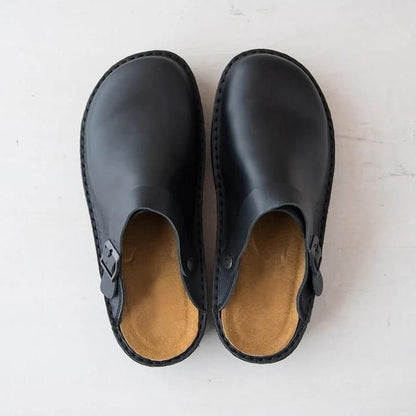 Sandsberg | Herren-Lederclogs | Bequemer Slip-On mit Komfortsohle