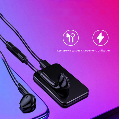 Mini Enregistreur Vocal 8 Go – Jusqu’à 50 h d’Autonomie | Cervora