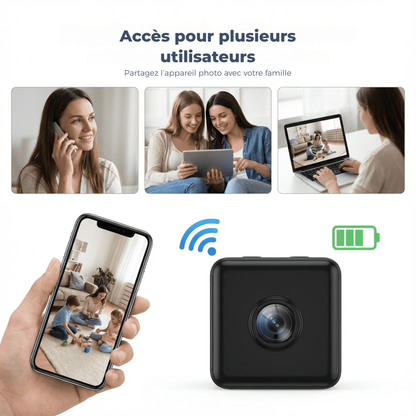 Mini Caméra Wi-Fi 1080P – Surveillance sur Smartphone | Cervora