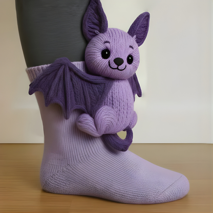 Kuschelsocken Unisex Winter Warm Weich Tiermotiv Haussocken