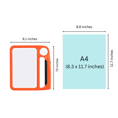 LED Leselupe 5x & 10x – 48 LEDs, großes Acrylglas, USB oder Batterie
