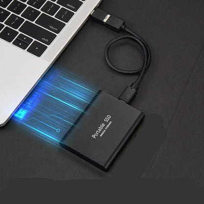 Externe SSD 2 TB – Aluminium-Gehäuse, USB, für PC & Mac