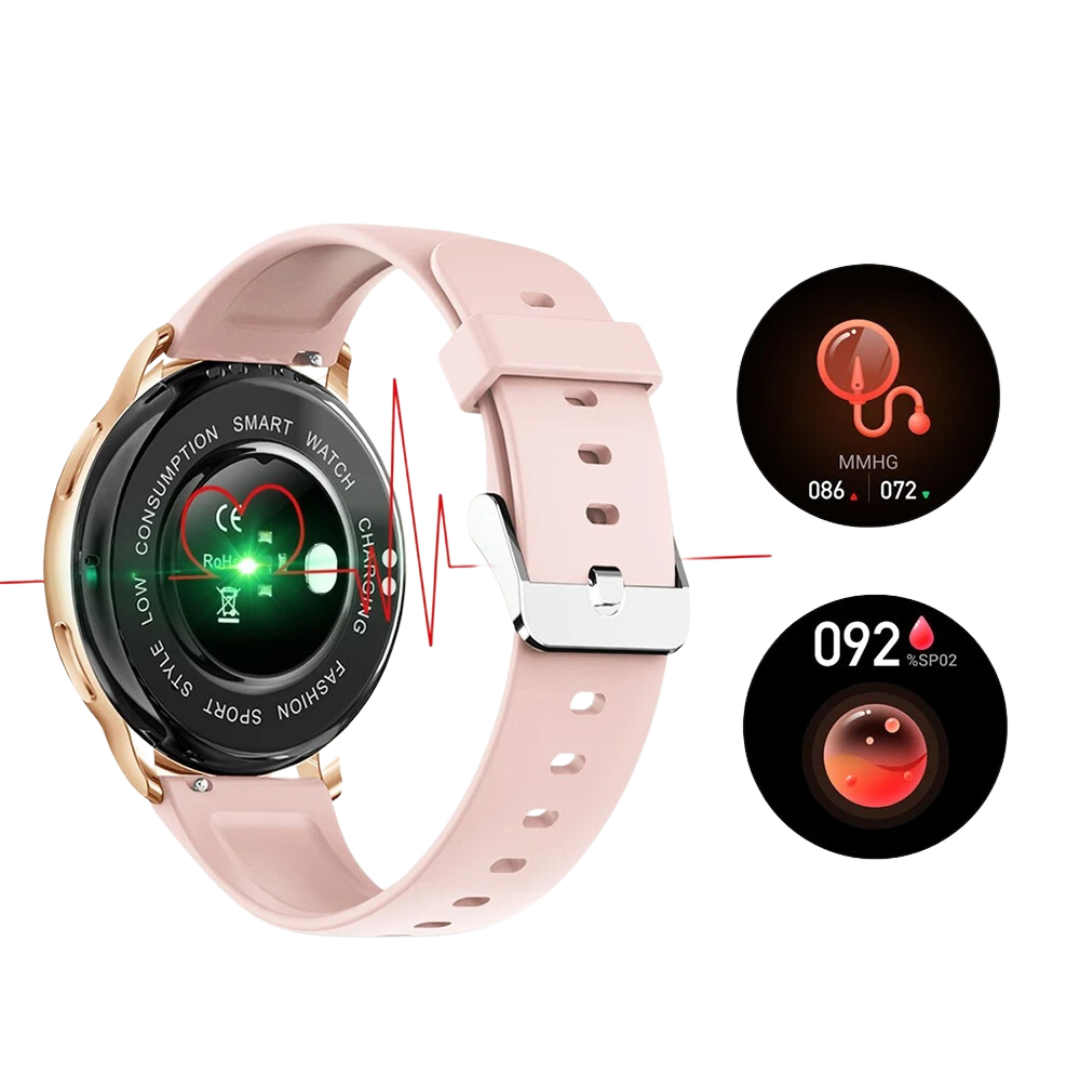 Damen Fitness-Smartwatch – Bluetooth-Anrufe, Herzfrequenz & Schlafanalyse