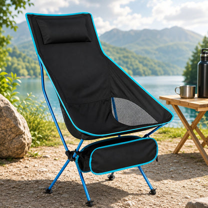 Gipfelthron Falt-Campingstuhl Blau