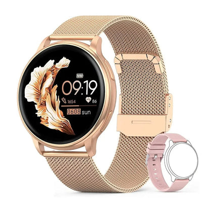 Damen Fitness-Smartwatch – Bluetooth-Anrufe, Herzfrequenz & Schlafanalyse