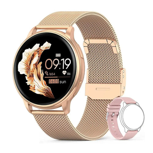 Damen Fitness-Smartwatch – Bluetooth-Anrufe, Herzfrequenz & Schlafanalyse